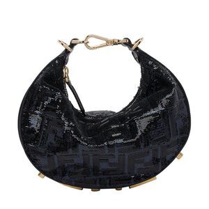 Fendi Women Fendigraphy Sequins Shoulder Bag
